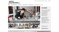 Desktop Screenshot of diekunstwerkerin.de